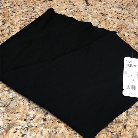Escada black wide leg trousers NWT